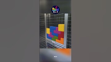 TETRIS FABRIC PADDED #shorts  #blender #tetris #satisfying #relaxing