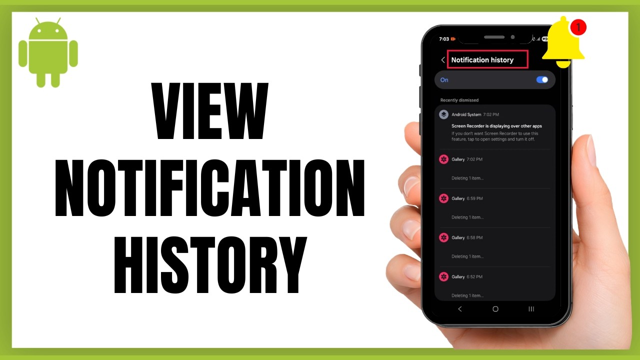 Did You Accidentally Clear A Notification? Here Is How To Find It