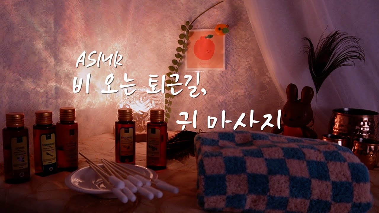 3dio ASMRㅣ귀에 쫄깃한 압력이 느껴지는 퇴근길 귀마사지👂 Ear Massage RP