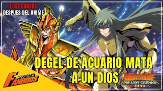 LOST CANVAS DESPUES DEL ANIME: DEGEL DE ACUARIO VS POSEIDON!!!