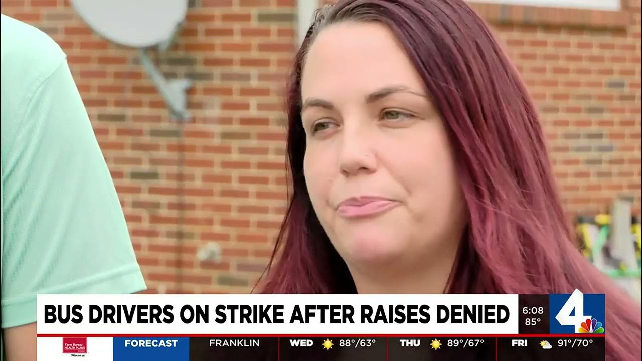 Bus drivers on strike after raises denied YouTube