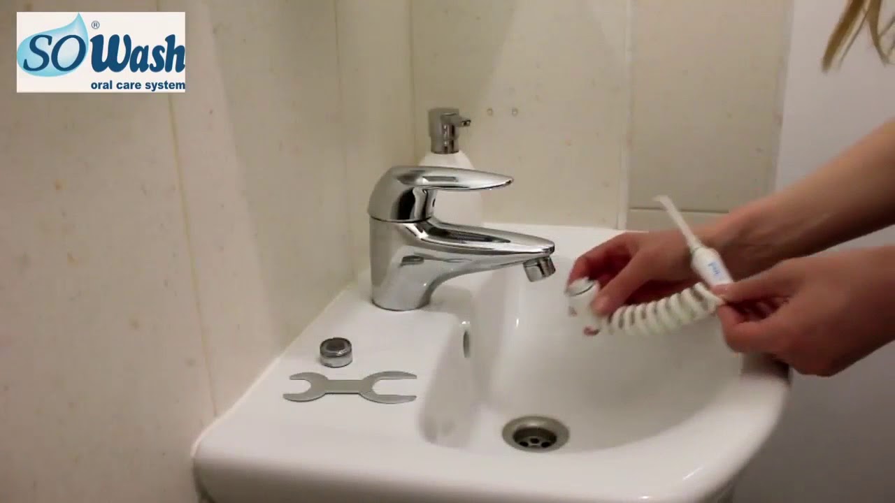 Инструкция - установка ирригатора SoWash на кран