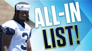 Jamey Eisenberg's All-In List! 12 Must-Draft Players for 2025! CMC, Pickens, & More! (FFT Express)