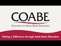 Coabe  making a difference through adult basic education