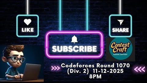 Codeforces Round 1070 (Div. 2) — Live Solution (C++ focused) | contest craft 🔴