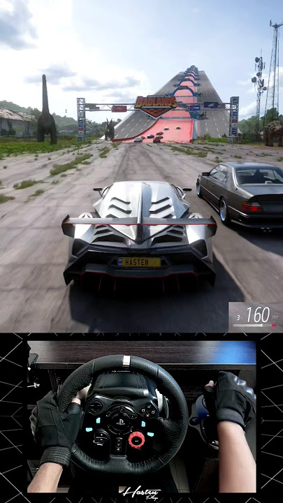Super Power ☠️ 1472HP Lamborghini Veneno #forzahorizon5 #logitechg29 #steeringwheel