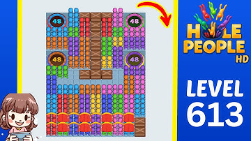 Hole People Level 613 Solution Walkthrough