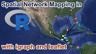 Spatial Network Mapping in R with igraph and leaflet