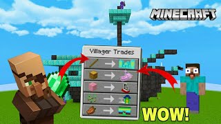 Minecraft but Villager Trade Op STRUCTURE........