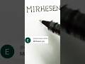 Mirhesen comment down your name for the next logo customlogodesign youtubeshorts shorts viral