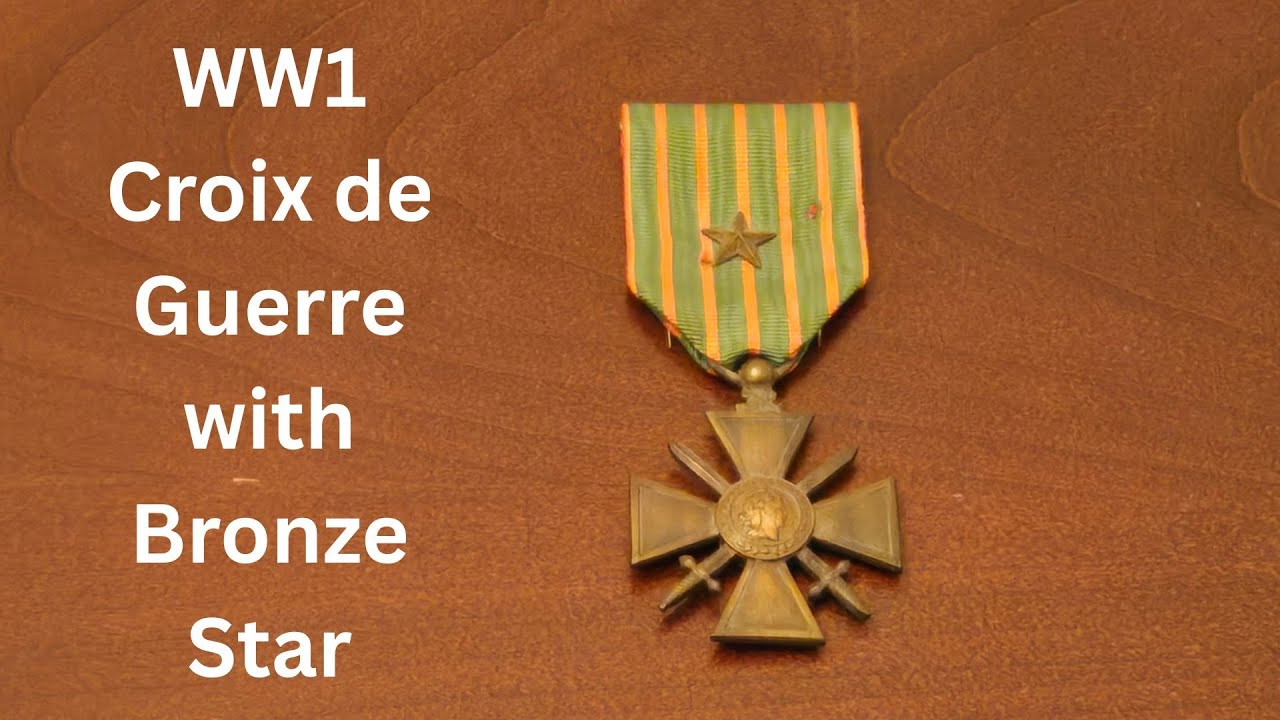 WW1 Croix de Guerre with Bronze Star
