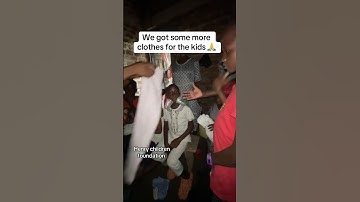 Thanks for the donations, we managed to buy some more clothes for the kids #love #helpus #africa