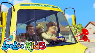 Video thumbnail of "Wheels On the Bus and more Kids Songs & Nursery Rhymes Baby Songs - LooLoo Kids"