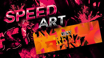 Obey Renz Header Speedart (02) //FREE GFX (PS TOUCH)