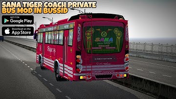 Sana Tiger Coach Bus Mod In Bus Simulator Indonesia - Bussid Bus Mod - Bussid Car Mod - Bussid