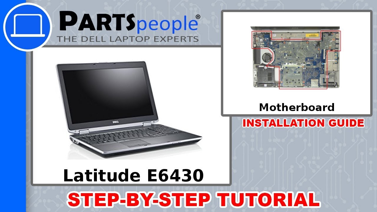 Dell Latitude E6430 P25g001 Motherboard How To Video Tutorial Youtube