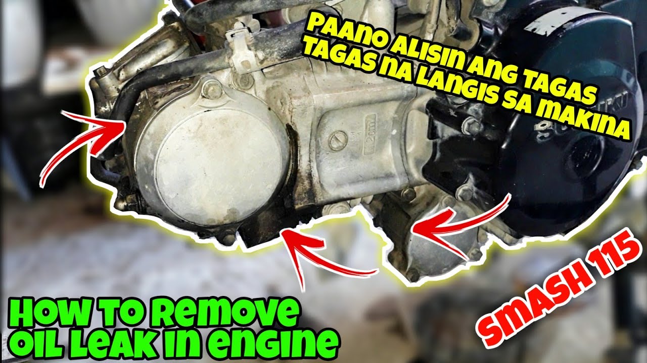 PAANO ALISIN ANG TAGAS NA LANGIS SA SMASH 115 | HOW TO REMOVE OIL LEAK IN SMASH 115 USING TEFLONTAPE