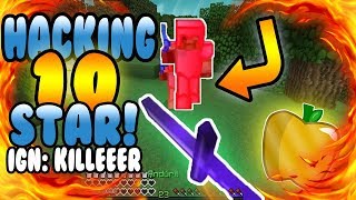 Hypixel UHC - 10 Star HACKING! HOW HE IS NOT BANNED!! *1v3*