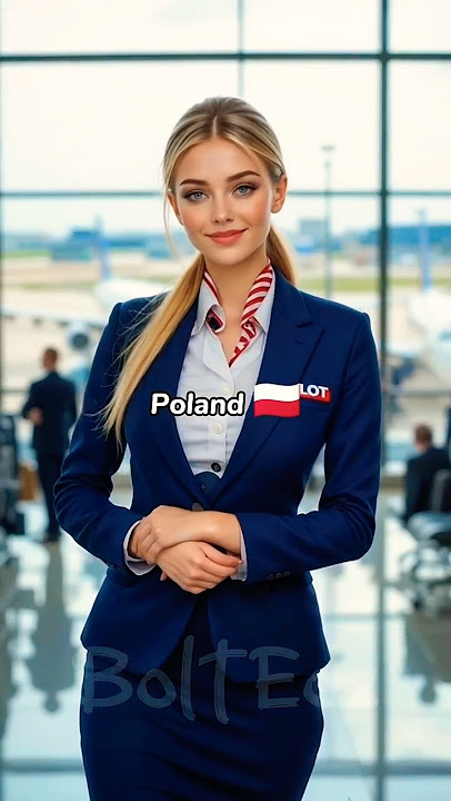 Beautiful Flight Attendants from Different Countries!! Part 4 #aiart #shorts #cabincrew