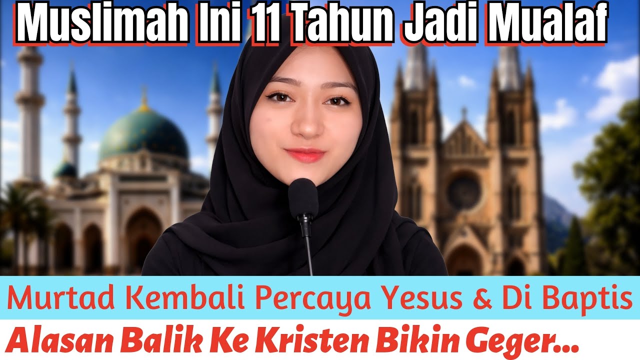 VIRAL‼️11 TAHUN JADI MUALAF || AKHIRNYA KEMBALI PERCAYA TUHAN YESUS, SAKSIKAN ALASAN BALIK KRISTEN
