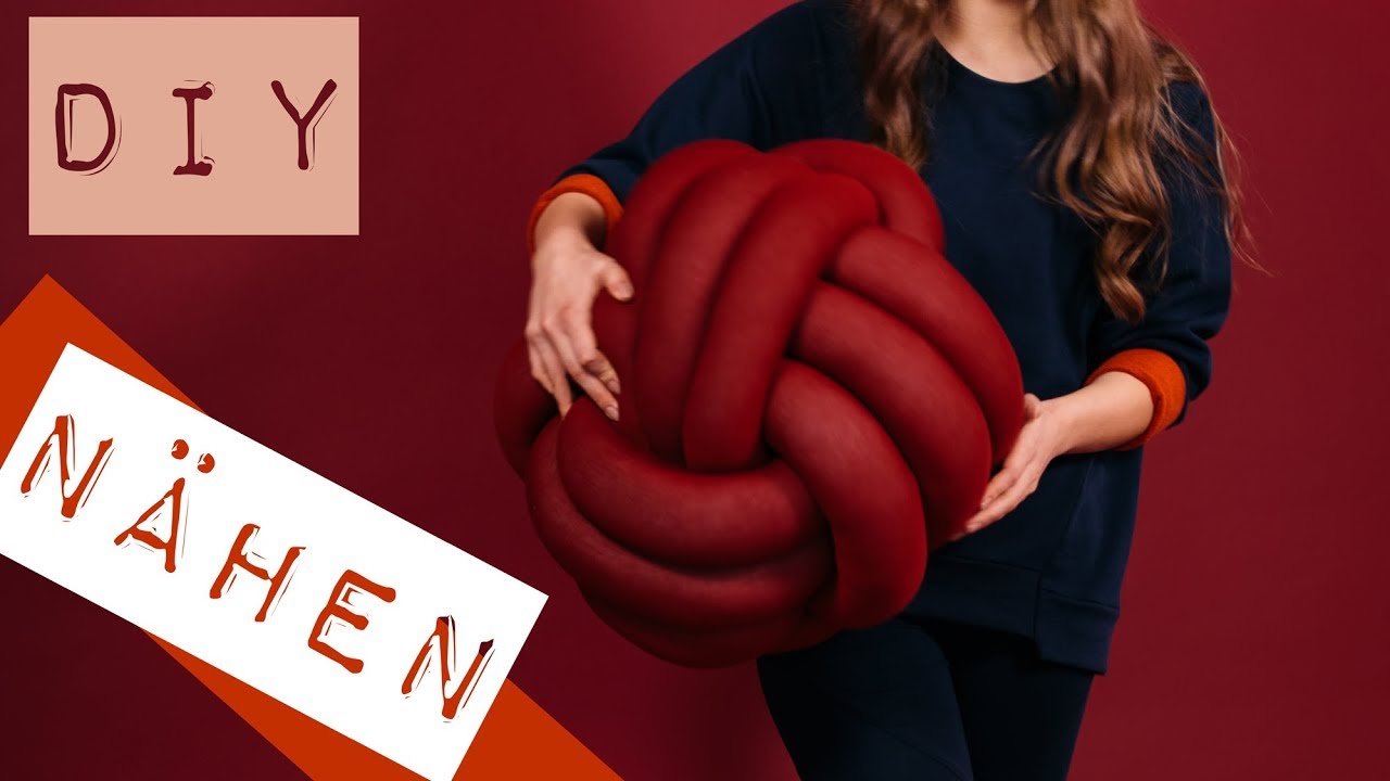 DIY Knotenkissen selber nähen + Outtakes