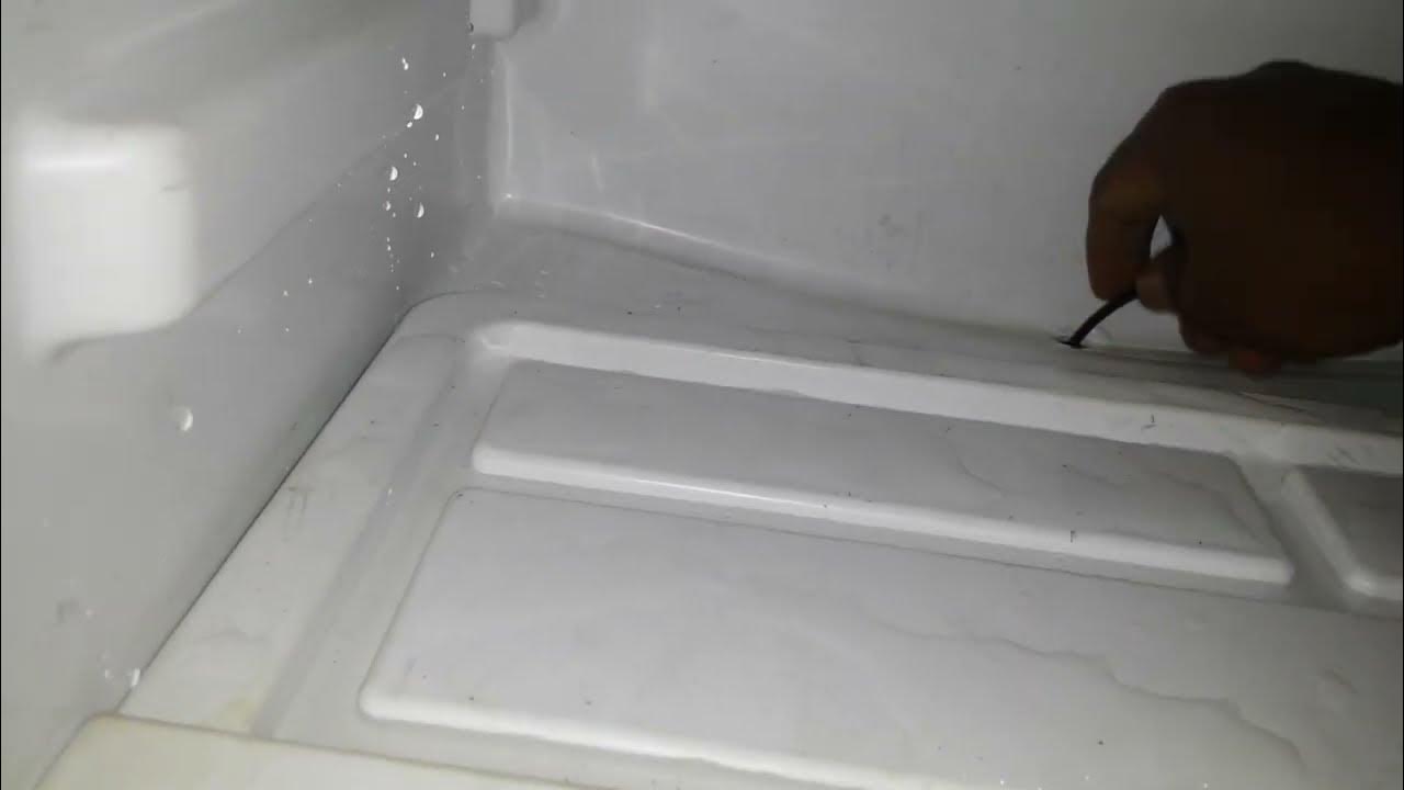 How to Clean Fridge Drain Line Bangla Fridge drain line Block Clean