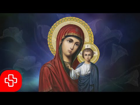 Byzantine orthodox chant: Agni Parthene / Агни Парфене - Марие, Дево Чистая (Lyric video)