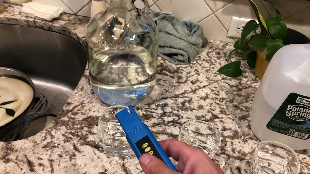 Distilled Water, Rain Water, Spring Water, Tap water Tds Test YouTube