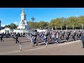 New massed bands of the sea cadets trafalgar day parade london 2023