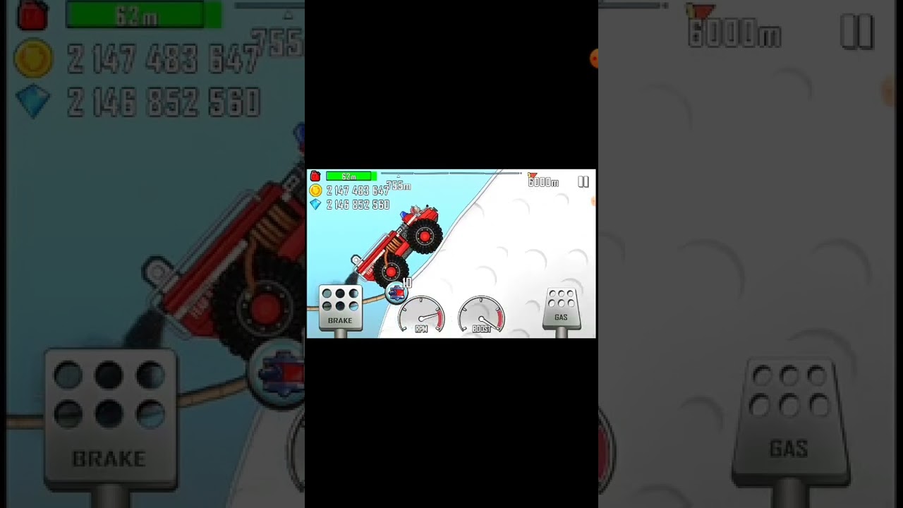 Hill Climb Racing: Fire Truck Tears Down The Bridge On Arctic!