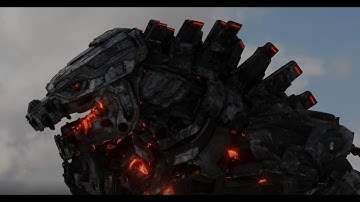Godzilla vs Kong Mechagodzilla Intro [BLENDER]