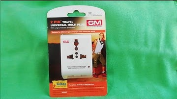 GM 3011 2 Pin Travelling adaptor