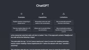 The Chat GPT AI is insane.  Here is a demo of it writing code for Squarespace.