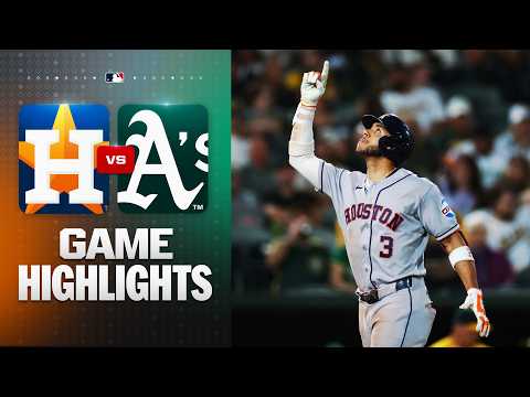 Astros vs. Athletics Highlights (9/26/26) | MLB Highlights