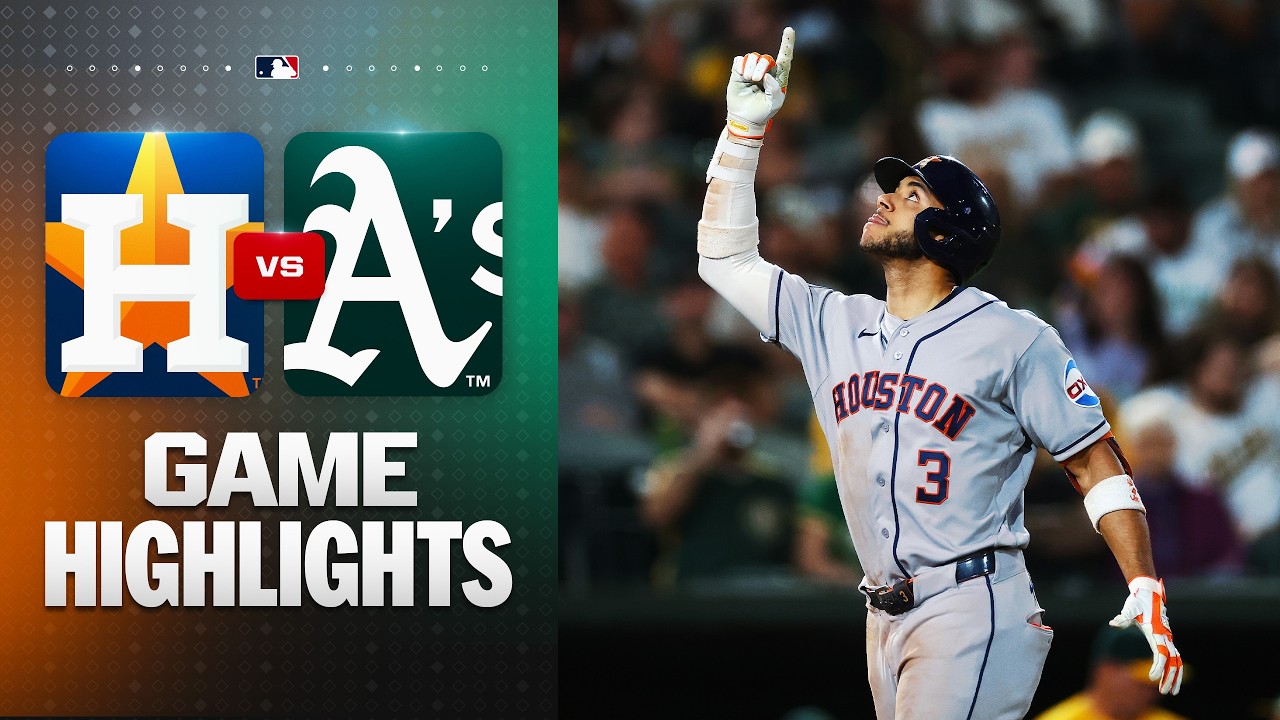 Astros vs. Athletics Highlights (9/26/26) | MLB Highlights