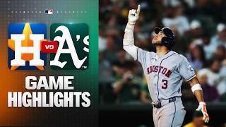 Astros vs. Athletics Highlights (9/26/26) | MLB Highlights