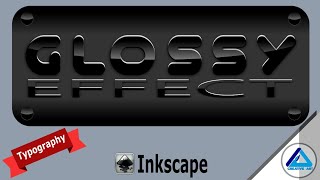 Inkscape | Typography | Glossy text effect | Hindi tutorial