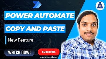Microsoft Power Automate | Copy and Paste Action | New feature
