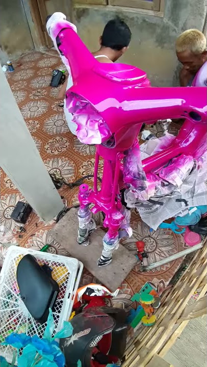Repaint bebek70 pink paradise pake pilok saporo