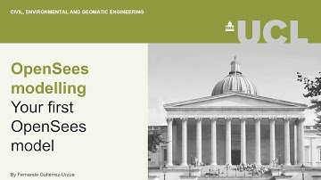 OpenSees - Your first OpenSees model - 4 Time History analysis