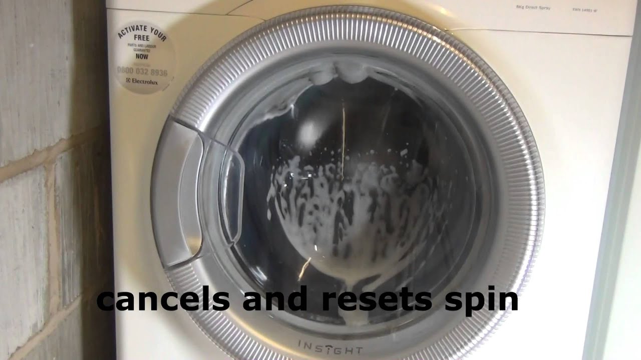 Electrolux Insight Time Manager EWN14991W : Cotton wash Inter spin 850rpm, sudslock (pt 7 of 14)