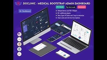 Best Responsive Medical Dashboard with Bootstrap UI Kit – Doclinic
