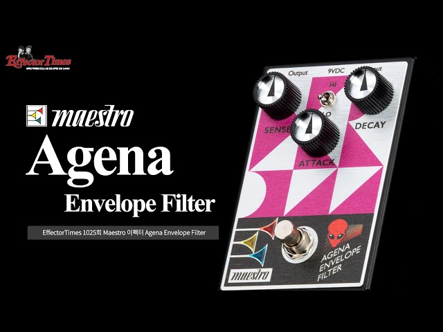EffectorTimes 1025회] Maestro 이펙터 Agena Envelope Filter - YouTube