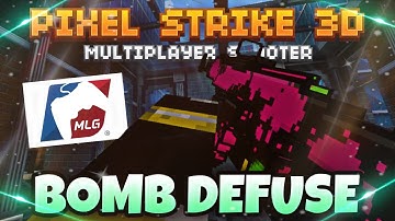 Pixel strike 3d but it’s $100K MLG TOURNAMENT LOBBIES ( bomb defuse highlights )