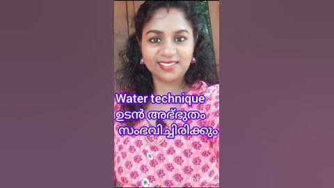 water technique/law of attraction #shortsfeed #shortvideo #lawofattraction