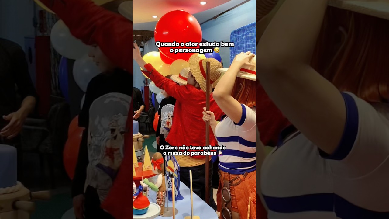 Zoro se perde no aniversário infantil _ Nami, Luffy, Roronoa Zoro • One Piece • One Piece Cosplay