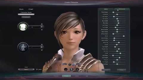 Aion Female Character Creation Part 1