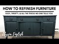 How to Refinish Furniture | Painting Furniture | Restoring Furniture