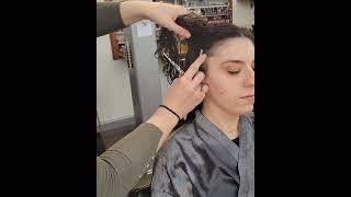 How to do a one length round haircut
