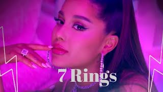 Ariana_Grande - 7 Rings (sped up) Lyrics Resimi
